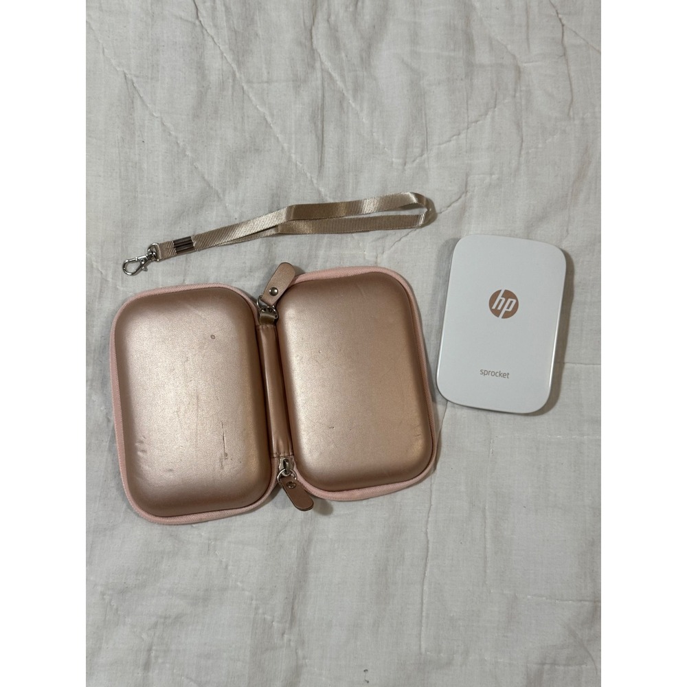 HP Sprocket 1st Edition Portable Photo‎ Printer with Hardshell Case and strap